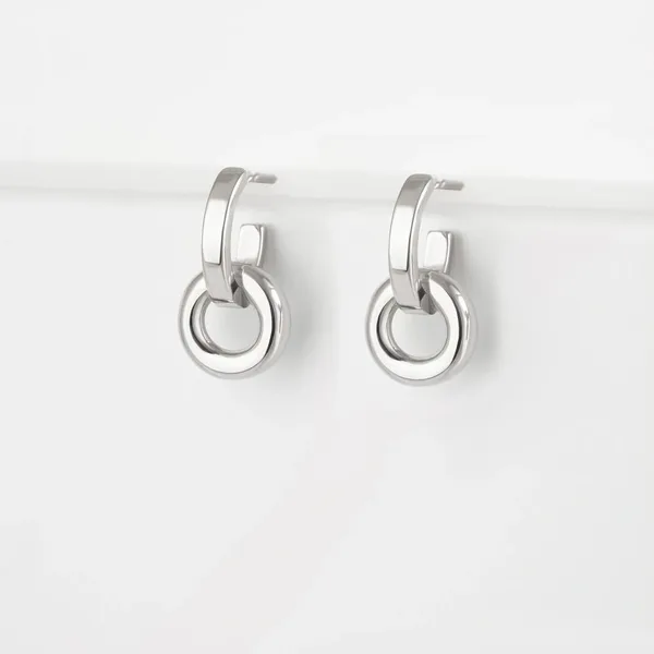 Серьги гвоздики из серебра — арт. 000-358941
