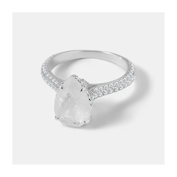 Серебряное кольцо с горным хрусталем — арт. 10323-000442