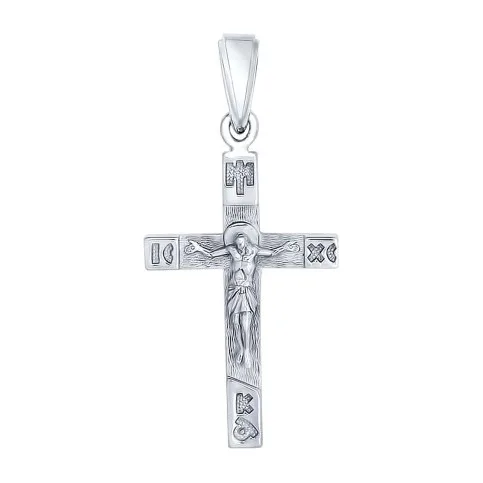 Подвеска крест из серебра — арт. 000-330567