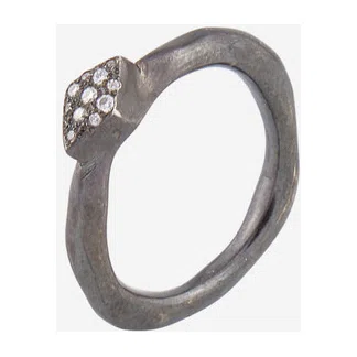 Кольцо из серебра с муассанитом Mintaka Jewellery Poison Drop — модель mwn1zig — фото 3