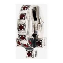 Моносерьга из серебра с фианитами LOGOS RED EARRING SHE IS MONO Poison Drop — модель q0e3rqf