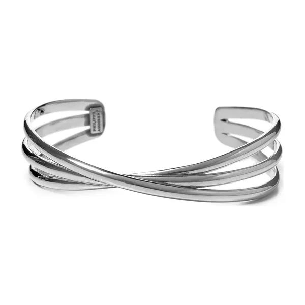 Серебристый жесткий браслет Craig 3 — модель 9bitrpe