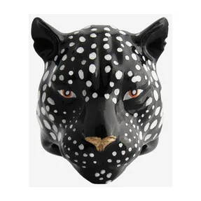 Объемное черное кольцо Leopard — модель fqvksy8