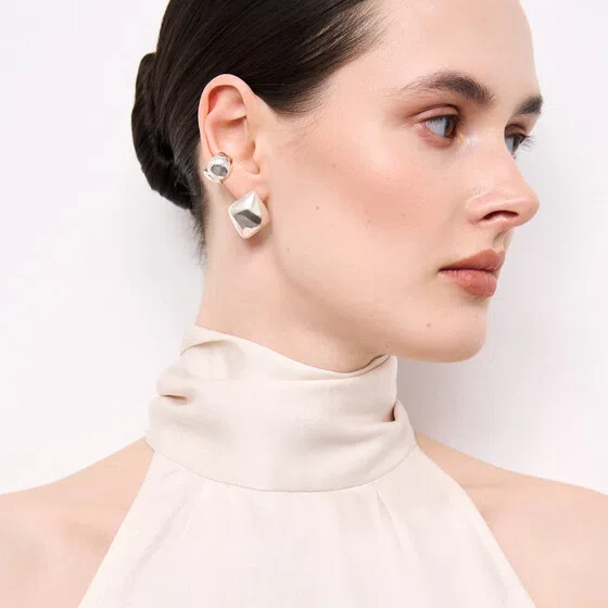 Серьги Tiya с серебряным покрытием Philippe Audibert Poison Drop — модель qjf7acs — фото 3