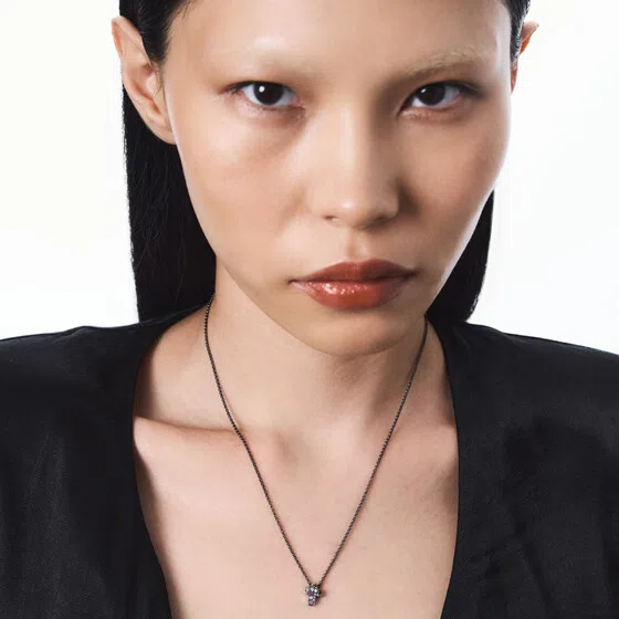 Колье из серебра с муассанитами и раухтопазом Mintaka Jewellery Poison Drop — модель yrh7z2i — фото 2