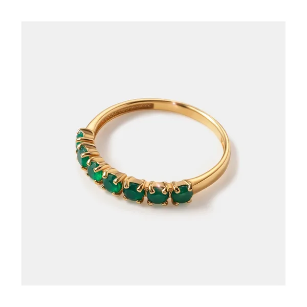 Серебряное кольцо с агатами — арт. 10322-005579