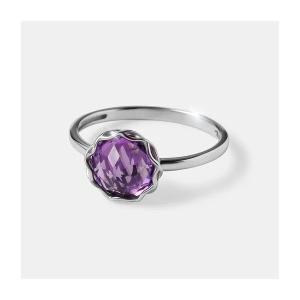 Серебряное кольцо с аметистом — арт. 10322-004966