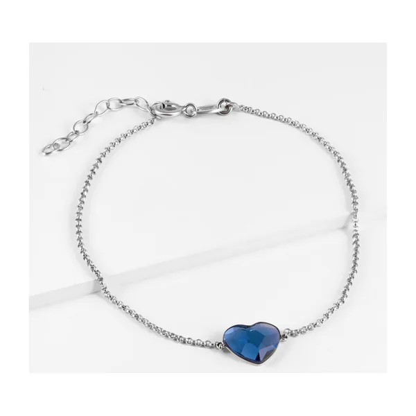 Браслет из серебра с кристаллами Swarovski — арт. 000-390428