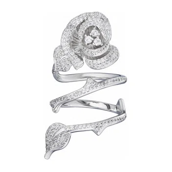 Кольцо-роза SECRET GARDEN Caviar Jewellery Poison Drop — модель csdax38 — фото 2
