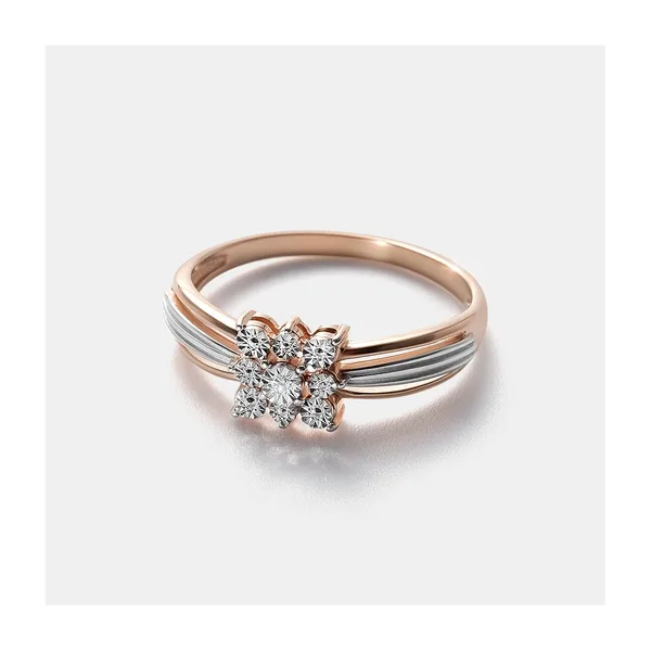 Серебряное кольцо с бриллиантом — арт. 10329-000106