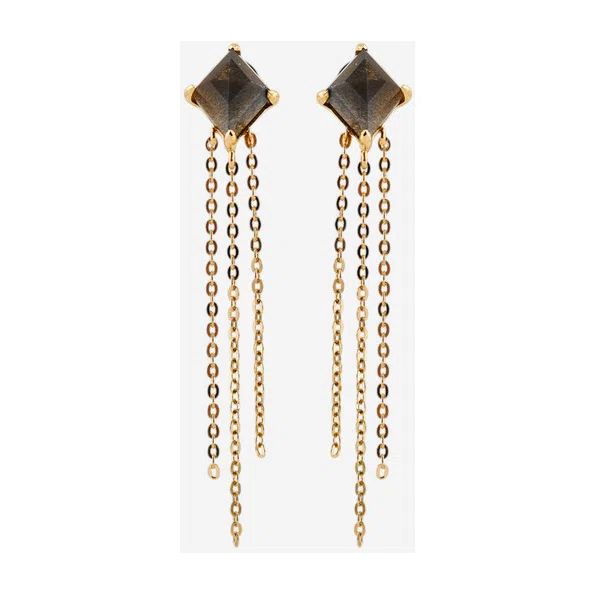 Длинные серьги Wisteria Gems Poison Drop — модель pbphggy