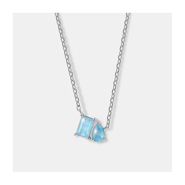 Серебряное колье с горным хрусталем — арт. 10723-000087