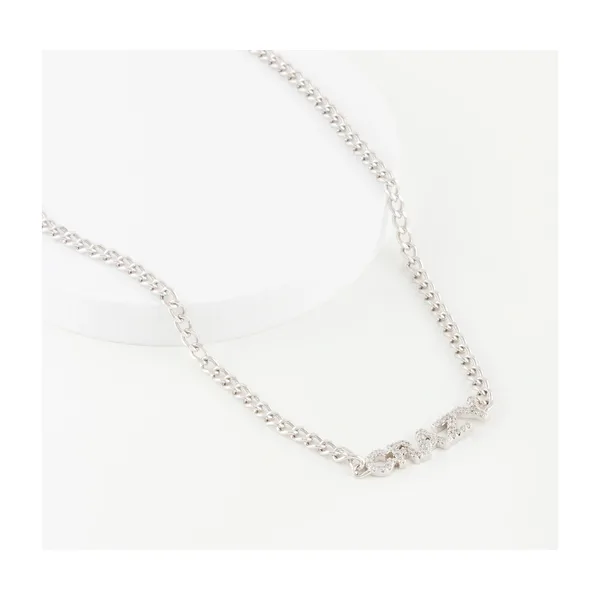 Колье из серебра с фианитами — арт. 000-343563