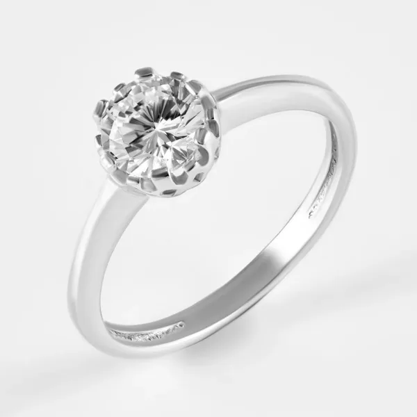 Кольцо из серебра с фианитами — арт. 000-366214