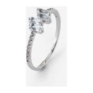 Кольцо из белого золота с топазами Herald Percy Diamonds Poison Drop — модель smhf9zt