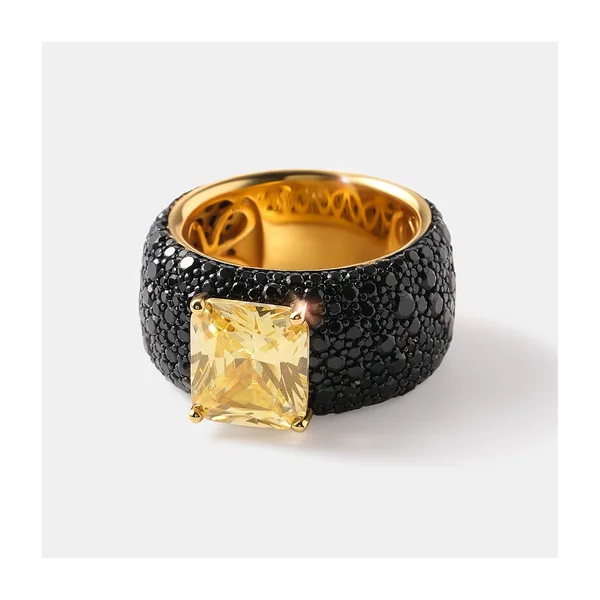Серебряное кольцо с кубическим цирконием — арт. 10323-000369