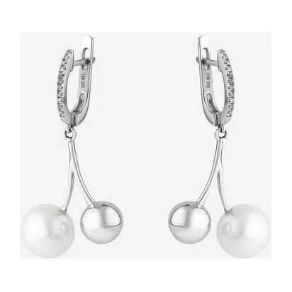 Серьги средней длины Herald Percy Diamonds Poison Drop — модель rs3dz4i