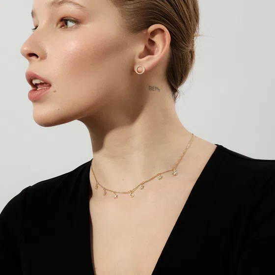 Серьги-кольца из серебра SKYE Poison Drop — модель chrft19 — фото 4