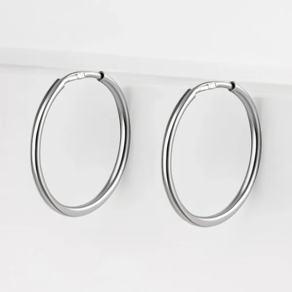 Серьги конго из серебра — арт. 000-370541