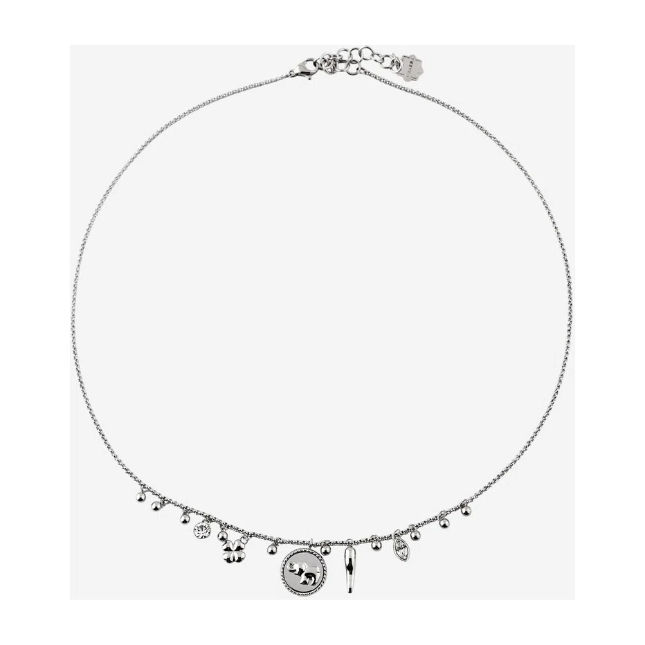 Серебристое колье с кристаллами CHAKRA Brosway Poison Drop — модель kwzpmb5 — фото 3