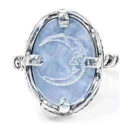 Кольцо из серебра с перламутром, из коллекции Fly me to the moon Gem Kingdom Poison Drop — модель 379bir3 — фото 2