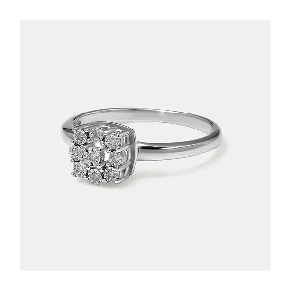 Серебряное кольцо с бриллиантами — арт. 10321-000194