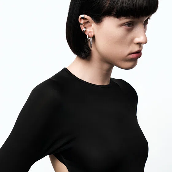 Серьги-кольца GOSHA KARTSEV Poison Drop — модель 396w9v2 — фото 2