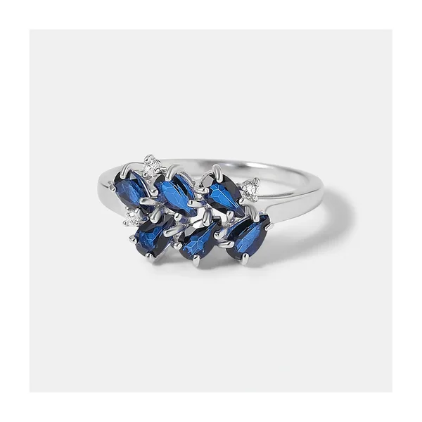 Серебряное кольцо с топазами — арт. 10322-005106