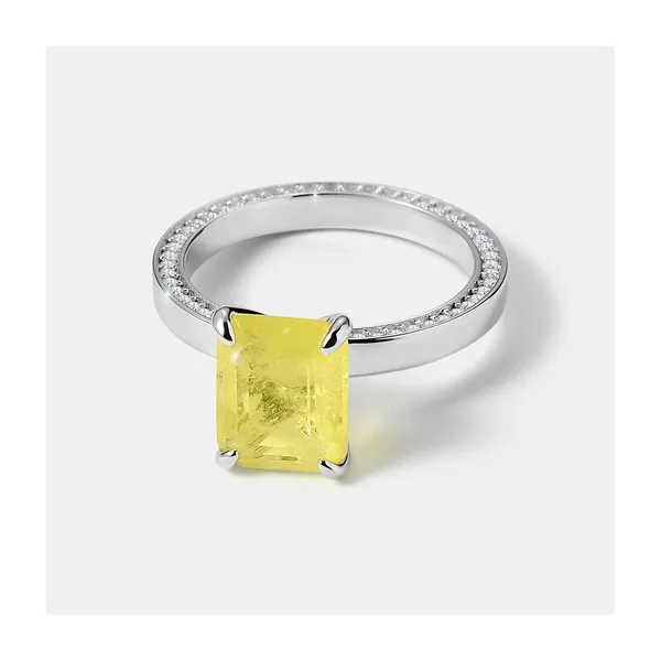 Серебряное кольцо с горным хрусталем — арт. 10323-000441