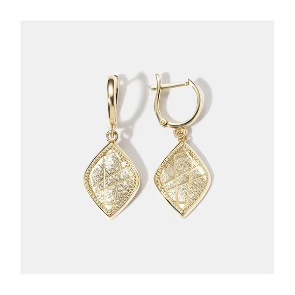 Серьги из желтого золота — арт. 10519-000467