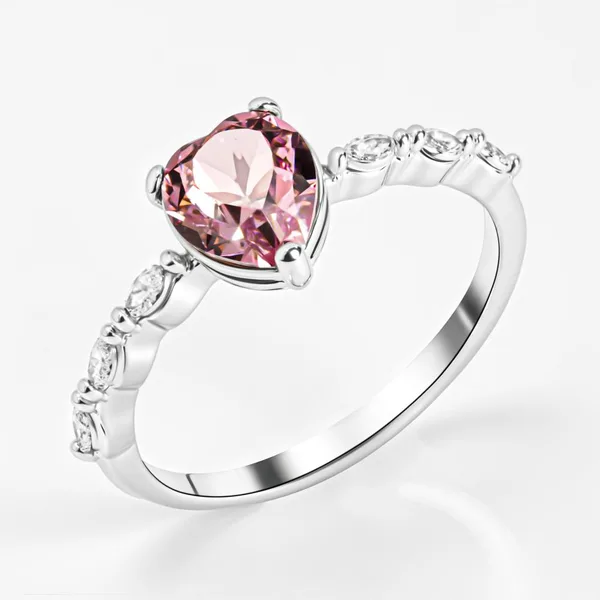 Кольцо из серебра с кристаллами swarovski и фианитами — арт. 000-397912