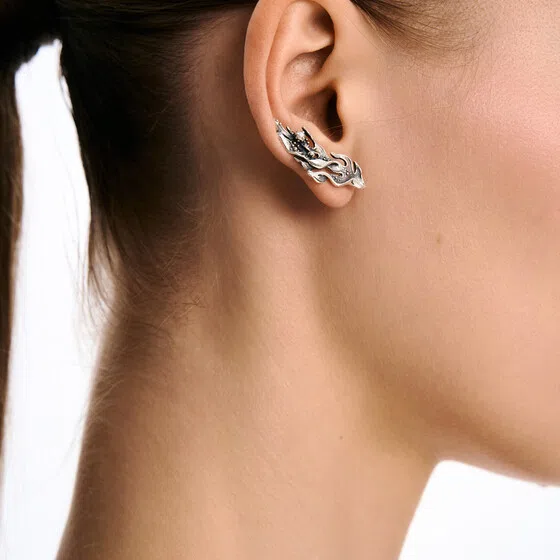Серьги Одушевлённое серебро Poison Drop — модель f8g8fsy — фото 3