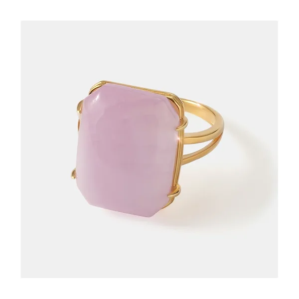 Серебряное кольцо с кунцитом — арт. 10322-006238