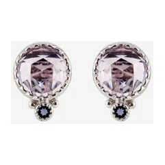 Серьги из серебра с аметистом и иолитом Wisteria Gems Poison Drop — модель zbjtp2j