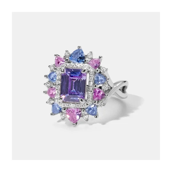 Серебряное кольцо с кубическим цирконием — арт. 10323-000111