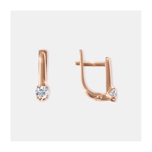 Серьги из золота с бриллиантами — арт. 10511-001731