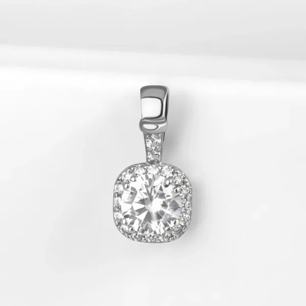 Подвеска из серебра с фианитами — арт. 000-347893