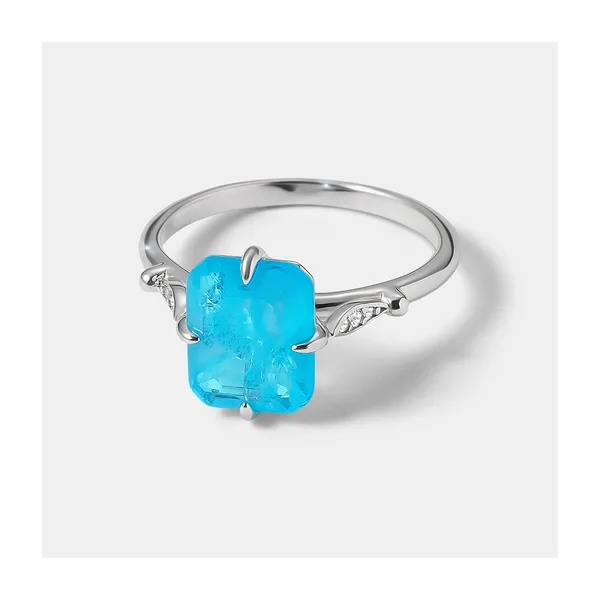 Серебряное кольцо с горным хрусталем — арт. 10323-000431