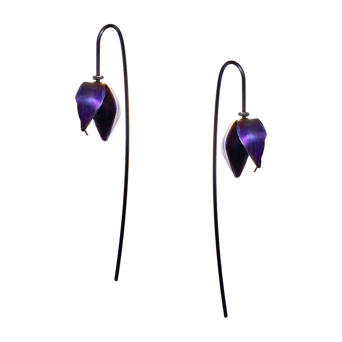 Серьги-продевки из титана FlyInHome Poison Drop — модель 8fbvsh4