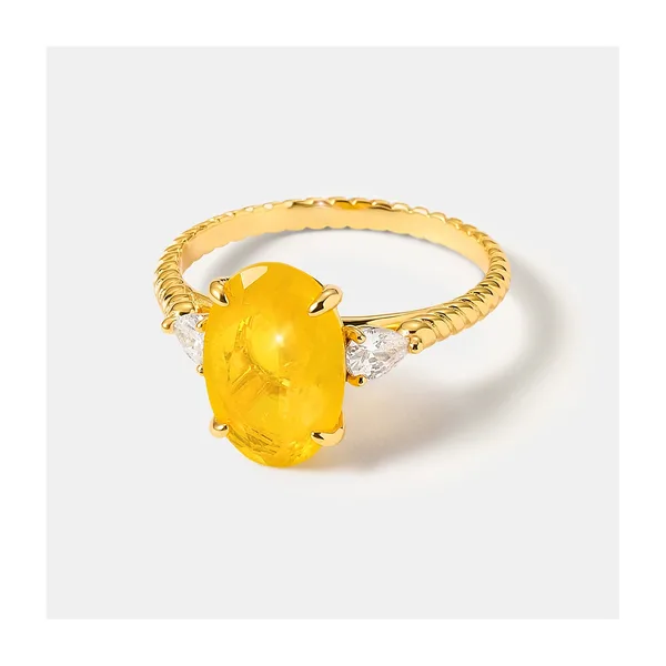 Серебряное кольцо с горным хрусталем — арт. 10323-000432