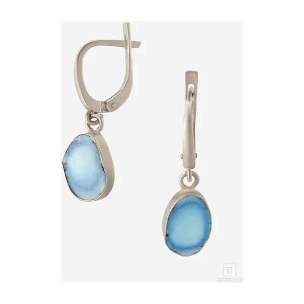 Серьги с бирюзой — арт. 37202