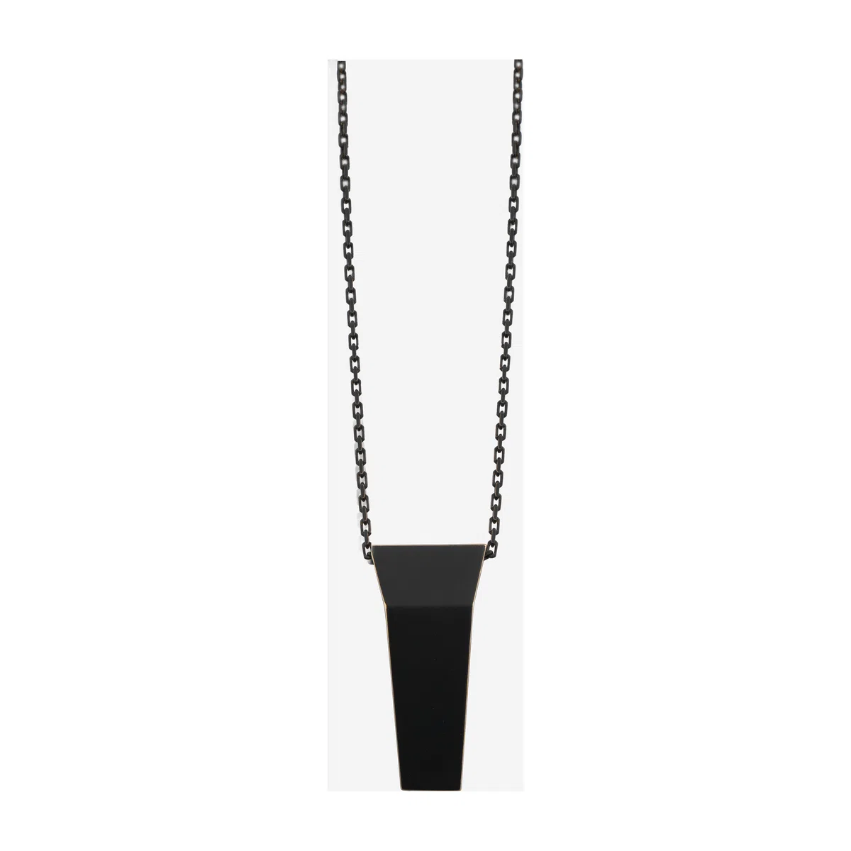 Колье «Подвеска на цепи из латуни» Rick Owens Poison Drop — модель 85b8q93