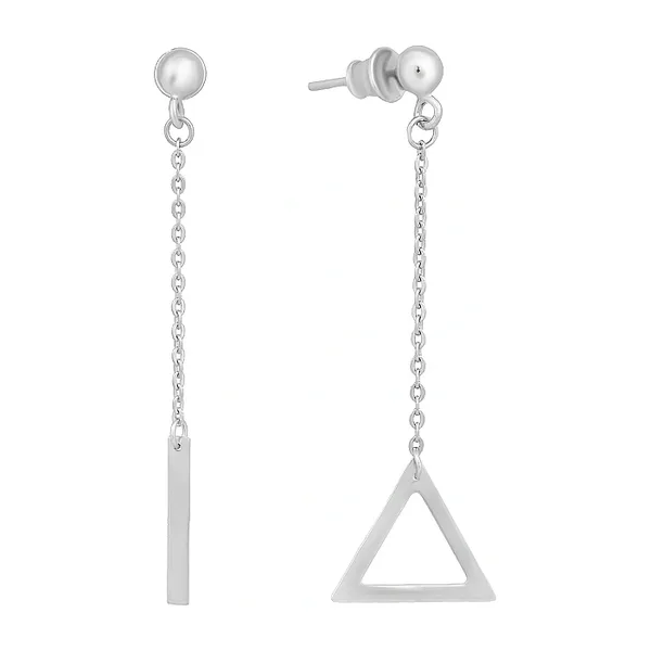 Серьги гвоздики из серебра — арт. 000-330806