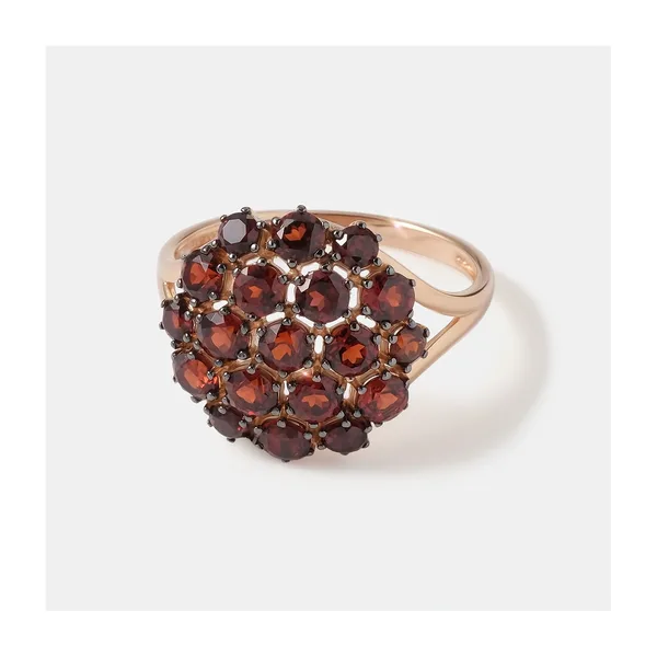 Серебряное кольцо с гранатами — арт. 10322-005816