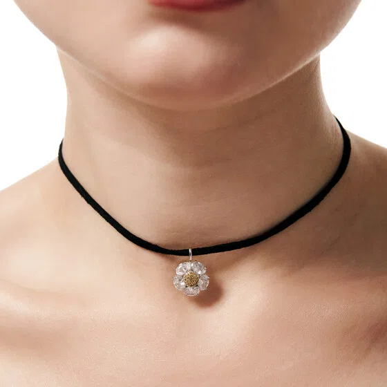 Колье «Подвеска из серебра маргаритка» AMOVA Poison Drop — модель 52i4tjz — фото 3