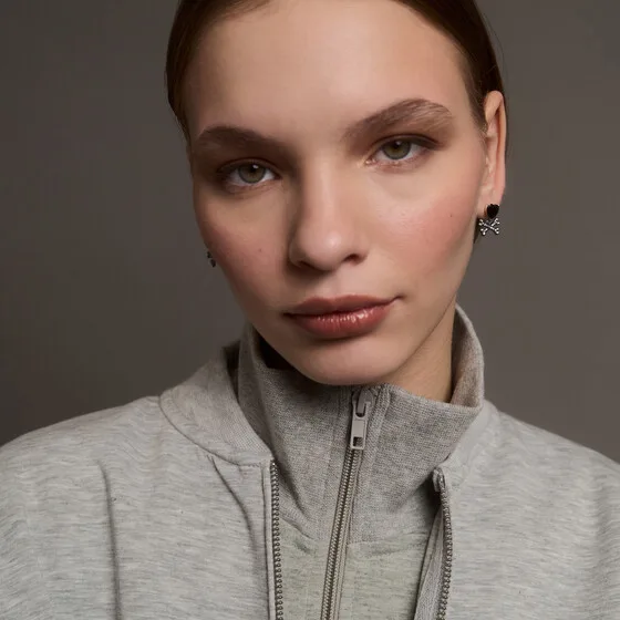 Серьги с подвесами Maximilian Silver Label — модель e512pym