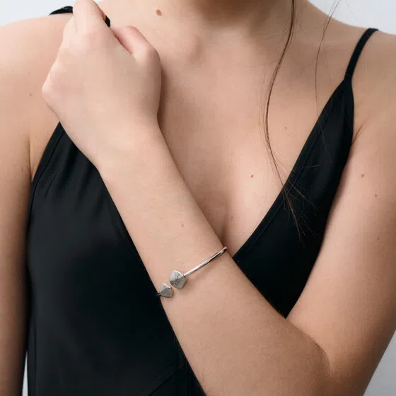 Жесткий браслет из серебра Pianegonda Poison Drop — модель ngk03gd — фото 2