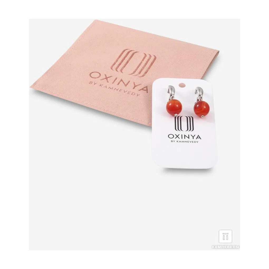 Серьги из сердолика — фото 3