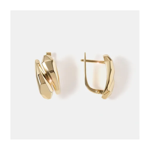 Серьги из желтого золота — арт. 10519-000777