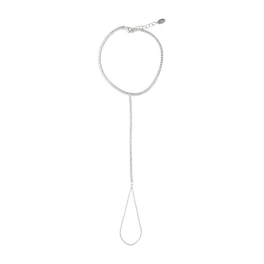 Серебряный теннисный браслет слейв из кристаллов Holy Silver Poison Drop — модель mxc144e — фото 2